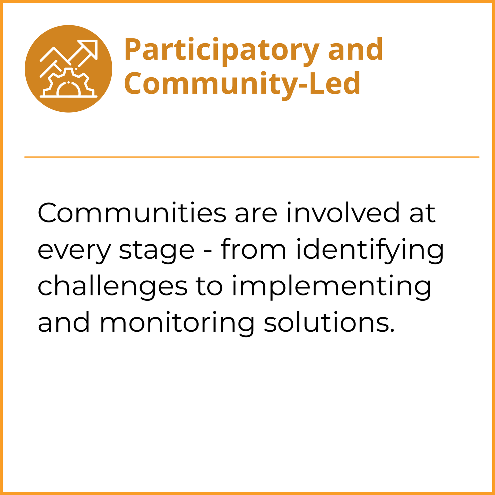 Participatory and Community-Led