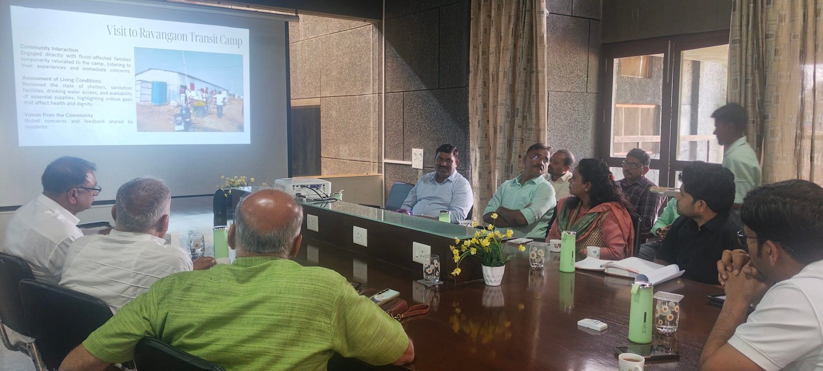 MASHAL Discusses Flood Rehabilitation with Latur District Collector